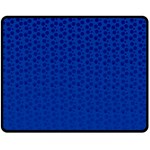 Background Polka Blue Fleece Blanket (Medium)  60 x50  Blanket Front