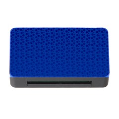 Background Polka Blue Memory Card Reader With Cf by HermanTelo