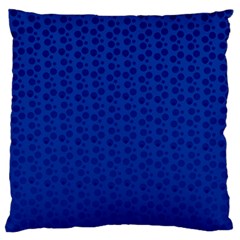 Background Polka Blue Standard Flano Cushion Case (two Sides)