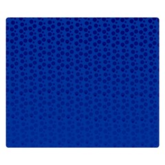 Background Polka Blue Double Sided Flano Blanket (small) 