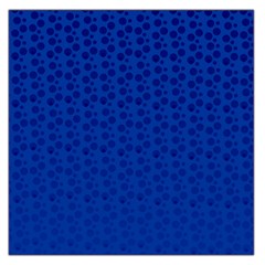 Background Polka Blue Large Satin Scarf (square)