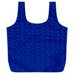 Background Polka Blue Full Print Recycle Bag (xxxl)