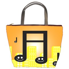 Abstract Anthropomorphic Art Bucket Bag