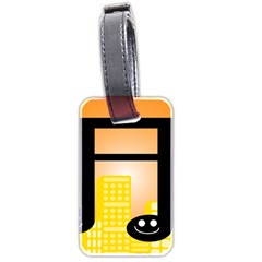 Abstract Anthropomorphic Art Luggage Tag (two Sides)