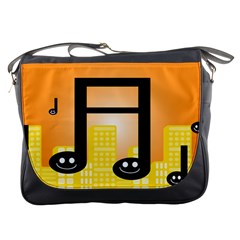 Abstract Anthropomorphic Art Messenger Bag by HermanTelo