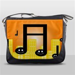 Abstract Anthropomorphic Art Messenger Bag Front