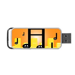 Abstract Anthropomorphic Art Portable Usb Flash (two Sides)