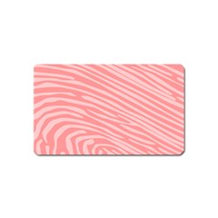 Pattern Texture Pink Magnet (name Card) by HermanTelo