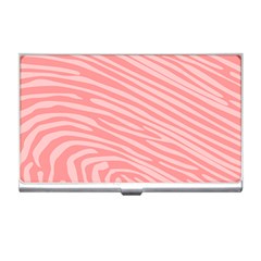 Pattern Texture Pink Business Card Holder