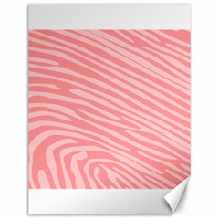 Pattern Texture Pink Canvas 12  X 16 