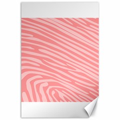 Pattern Texture Pink Canvas 24  X 36 