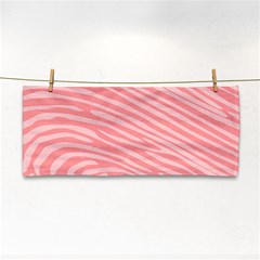 Pattern Texture Pink Hand Towel by HermanTelo