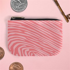 Pattern Texture Pink Mini Coin Purse by HermanTelo