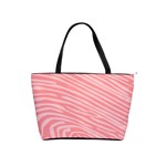 Pattern Texture Pink Classic Shoulder Handbag Front