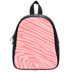 Pattern Texture Pink School Bag (small)