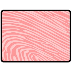 Pattern Texture Pink Fleece Blanket (large) 