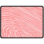 Pattern Texture Pink Fleece Blanket (Large)  80 x60  Blanket Front