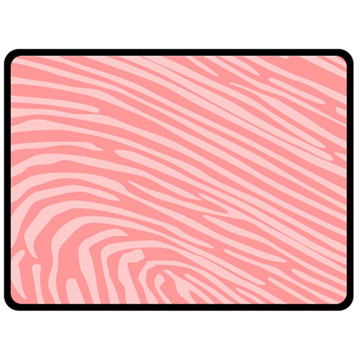 Pattern Texture Pink Fleece Blanket (Large) 