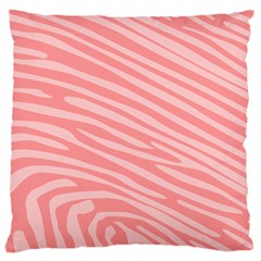 Pattern Texture Pink Large Cushion Case (one Side)