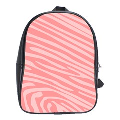 Pattern Texture Pink School Bag (xl)