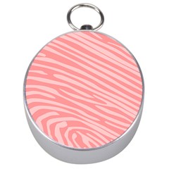 Pattern Texture Pink Silver Compasses