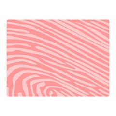 Pattern Texture Pink Double Sided Flano Blanket (mini) 