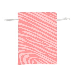 Pattern Texture Pink Lightweight Drawstring Pouch (s) by HermanTelo