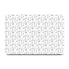 Music Notes Background Wallpaper Plate Mats by HermanTelo