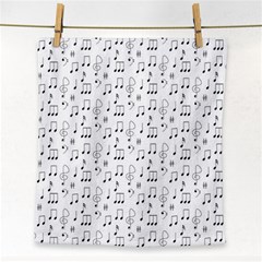 Music Notes Background Wallpaper Face Towel