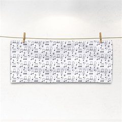 Music Notes Background Wallpaper Hand Towel