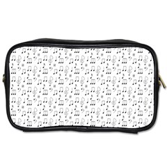 Music Notes Background Wallpaper Toiletries Bag (two Sides)