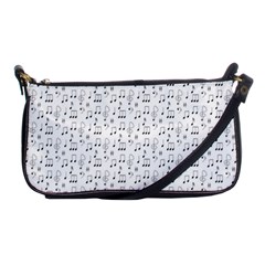 Music Notes Background Wallpaper Shoulder Clutch Bag