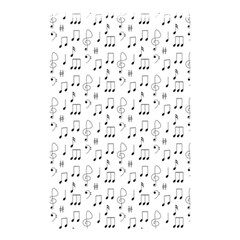 Music Notes Background Wallpaper Shower Curtain 48  X 72  (small)  by HermanTelo