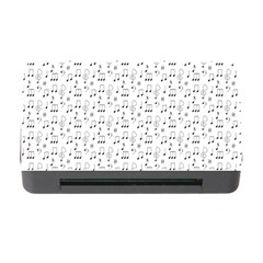 Music Notes Background Wallpaper Memory Card Reader With Cf