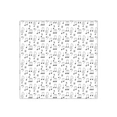 Music Notes Background Wallpaper Satin Bandana Scarf