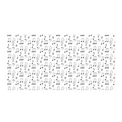 Music Notes Background Wallpaper Satin Wrap