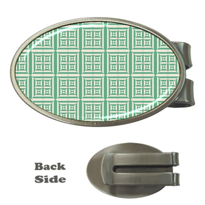 Background Digital Texture Money Clips (Oval) 