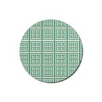 Background Digital Texture Rubber Coaster (Round)  Front