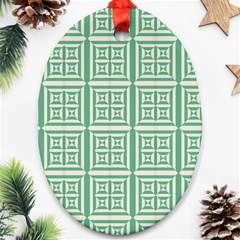 Background Digital Texture Oval Ornament (two Sides)