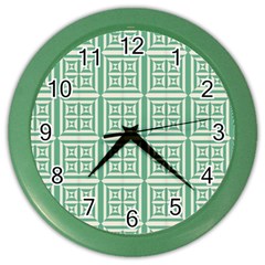 Background Digital Texture Color Wall Clock by HermanTelo