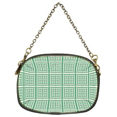 Background Digital Texture Chain Purse (two Sides)