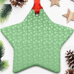 Background Polka Green Ornament (star) by HermanTelo