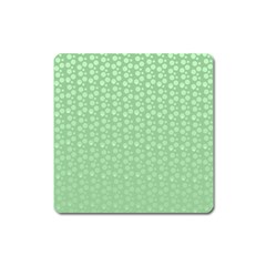 Background Polka Green Square Magnet by HermanTelo