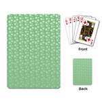 Background Polka Green Playing Cards Single Design (Rectangle) Back