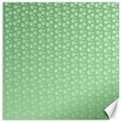 Background Polka Green Canvas 12  X 12 