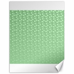 Background Polka Green Canvas 18  X 24 