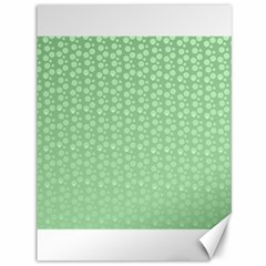 Background Polka Green Canvas 36  X 48  by HermanTelo