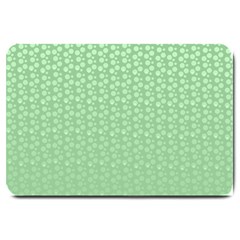 Background Polka Green Large Doormat  by HermanTelo