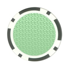 Background Polka Green Poker Chip Card Guard