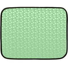 Background Polka Green Fleece Blanket (mini)